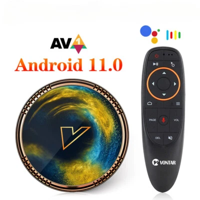 Smart TV Box Android 11 4G 64GB Supporto Wifi BT TVBOX Lettore multimediale Set Top Box - Immagine 1 di 4