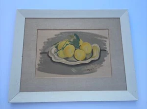 GEORGES BRAQUE LITHOGRAPH RARE STILL LIFE MAEGHT PARIS STAMPED 1950'S ANTIQUE - Picture 1 of 15