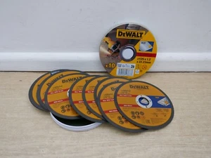 DeWALT DT42340Z 125mm x 1.2 INOX STAINLESS STEEL CUTTING GRINDER DISCS TIN OF 10 - Picture 1 of 1