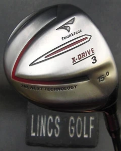 Bridgestone Tourstage X-Drive 15° 3 Wood Stiff Graphite Shaft Tourstage Grip - Picture 1 of 6