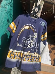 Vintage 1994 San Diego Chargers AOP  Size L