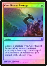 Coordinated Barrage FOIL Morningtide NM White Common MAGIC MTG CARD ABUGames