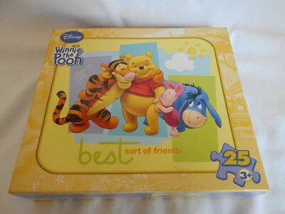 Rompecabezas Winnie the Pooh 25 piezas - Mejor tipo de amigos - Sellado de fábrica Foto 1 de 4