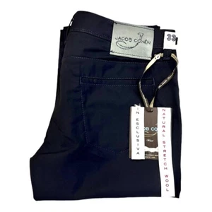 Pantalón vaquero hombre JACOB COHEN J606 NATURAL STRETCH WOOL LUXURY CLASSIC azul marino - Imagen 1 de 14