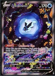 Lumineon V - GG39/GG70 - Pokemon Crown Zenith Galarian Gallery Ultra Rare NM - Picture 1 of 2