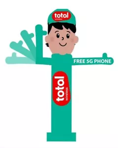 10ft Total Wireless Inflatable Waving Man New Logo {Without Blower} - Picture 1 of 1