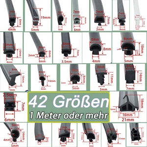 Fensterdichtung 4,5-22mm Gummidichtung Türdichtung Dichtband EPDM Dichtung - Picture 1 of 47