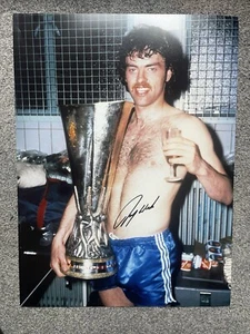 John Wark 12x16 Hand Signed Ipswich Town Football UEFA Cup Photograph COA - Picture 1 of 1
