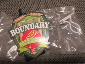 WADWORTH Brewery ' Boundary' beer pump clip / badge NEW in BAG homebar - Picture 1 of 1