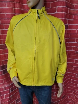 Novara Chaqueta Ciclismo Grande Amarilla Manga Larga Cremallera Completa NUEVA #R1 Foto 1 de 4