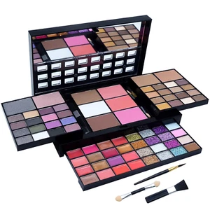 All-in-One Makeup Kit for Women, 74 Colors: Eyeshadow, Lip Gloss, Glitter, Blush - Picture 1 of 11