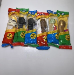 Lote de 6 Dispensadores Pez Star Wars Sellados C3PO YODA CHEWBACCA TROOPER Darth Vader - Imagen 1 de 6