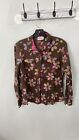 Vintage Wrangler Women’s Button Up Floral Horseshoes Snap Shirt Long sleeved Cow