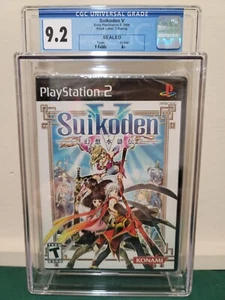 NEU Sealed GRADED CGC 9.2 A+ Seal: Suikoden V 5 (Sony PlayStation 2, PS2, 2006) - Bild 1 von 3