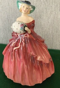 FIGURA DE DAMA ROYAL DOULTON CHINA MUÑECA MODELO GENEVIEVE No. HN 1962 PERFECTO - Imagen 1 de 8
