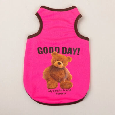 Pet Dog Clothe T Shirt Vest Clothing Puppy Cat Cute Print Love Mom Dad Apparel⊥ - Image 1 of 4