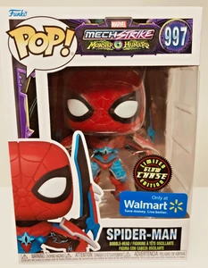 Funko Pop #997 Mech Strike Monster Hunters Spiderman Walmart Glow Chase P11 - Imagen 1 de 9