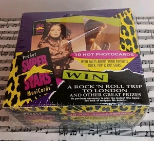 Vintage 1991 Pro Set Super Stars Music Trading Cards Sealed Rock Roll History - Bild 1 von 5