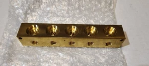 NUEVO KIP 0481-0004-0530 5 PUERTOS LATÓN COLECTOR NORGREN - Imagen 1 de 1