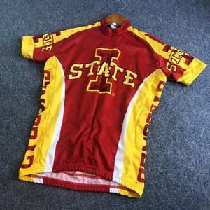 Adrenaline Promotions Jersey Mens Small Iowa State Cyclones Biking Cycling - Picture 1 of 9