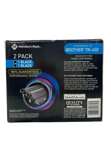 Members Mark Brother TN-450 Tonerkassette 2er-Pack schwarz - Bild 1 von 3