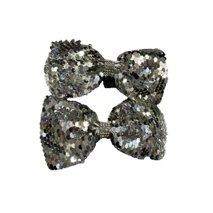 NEU Haarschmuck Schleifenclips 2er Set silber - Bild 1 von 3