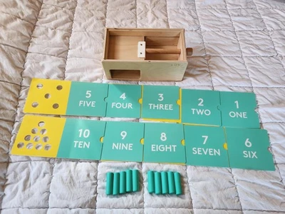 Lovevery Wooden Counting Box Full Set The Free Spirit Play Kit - Image 1 of 3