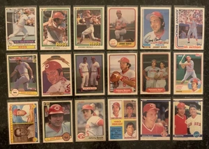 JOHNNY BENCH Card Lot 1979-1984 (18 DIFFERENT)............NM-MT - Picture 1 of 2