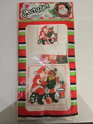 De Colección Perkins Papel Navidad Vacaciones Papel Servilletas Mantel Nuevo Juego de Fiesta Foto 1 de 4