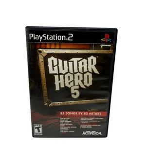 Guitar Hero 5 (Sony PlayStation 2, 2009) PS2 CIB Tested and Works - Picture 1 of 8