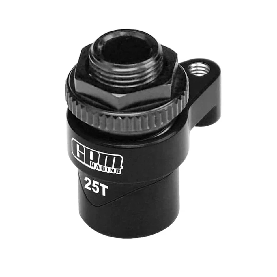 GPM Alum 7075 Alloy 25T Servo Saver Set Horn Black for Traxxas 1/16 Mini Maxx - Image 1 of 1