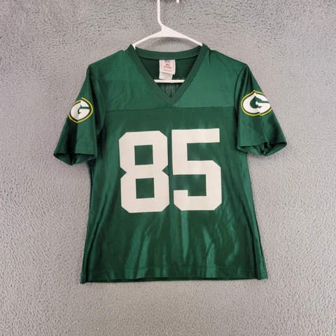 Greg Jennings Jersey Womens S Small Green Bay Packers NFL Football Short Sleeve Cover