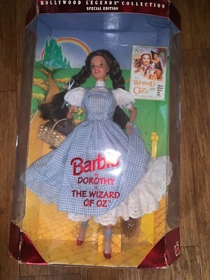 Barbie as DorotHY in The Wizard of Oz 1994 年好莱坞传奇系列 全新带盒 — 第 1/4 张图片