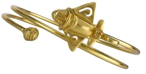 Brazalete Brazalete Quimbaya Flyer-3 Golden Jets Real 24k GP | Al otro lado del charco - Imagen 1 de 2