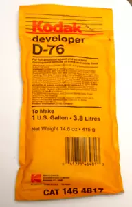 KODAK D-76 FILM DEVELOPER-1 GALLON SIZE - Picture 1 of 2