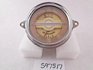 1947 1948 Buick Roadmaster Dash Gas Oil Pressure Gauge Super Special OEM - Picture 1 of 14