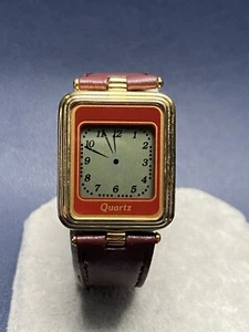 Vintage Inox Gold Tone LCD Digital Quartz Watch - Working - Bild 1 von 13