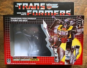 TRANSFORMERS G1 DINOBOT GRIMLOCK BOX, INSERT, BUBBLES, & MANUAL RARE! AUTOBOT - Picture 1 of 4