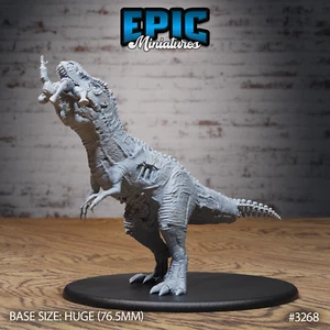 6K Harz 32 mm epische Miniaturen Zombie T-Rex Jagd (riesig) für D&D - Bild 1 von 2