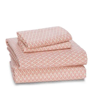 Sky Calista Sheet Set, King, Coral - Picture 1 of 2