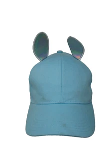 Bunny Ears Baseball Hat girls light blue easter rabbit - Picture 1 of 5