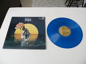STYX 'BEST OF STYX' LP CANADA RCA VICTOR 1977 TRANSLUCENT BLUE VINYL - Picture 1 of 6