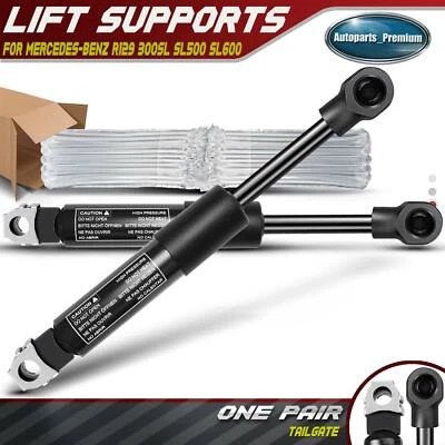 2 piezas soportes de elevación de maletero trasero amortiguadores puntales para Mercedes-Benz A129 SL500 SL600 Foto 1 de 4