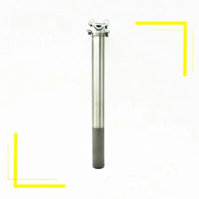 TiTo Titanium Bike Seatpost MTB Road Bicycle Seat Post 27.2 /31.6 x 350mm /400mm - Image 1 of 4