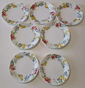 Corelle Chutney 7 PIEZAS CINCO platos de cena y dos almuerzos borde de fruta borde remolino - Imagen 1 de 5