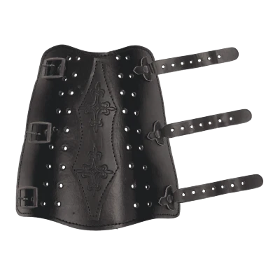 elTORO Lionheart - Armschutz -echt Leder - Ritterzeit- Pfeil und Bogen Zubehör - Bild 1 von 4