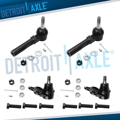 Front Lower Ball Joints Tie Rods for Chevy Classic Malibu Alero Cutlass Grand Am - Image 1 of 4