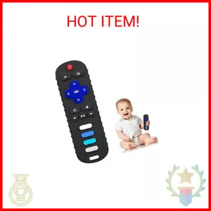 Baby Teething Toys, Food Grade Silicone Teether for Babies 3 6 12 18 Months, TV - Picture 1 of 2