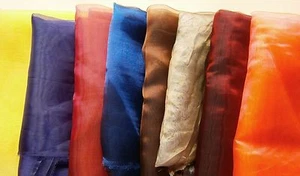 10 Yards 60" Wide Organza Fabric Sheer Draping Craft Chair Sash Bow Table Runner - Picture 1 of 29