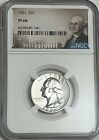 1961 Ngc Pf68 90% Silver Proof Washington Quarter Great Eye Appeal 25c Portrait